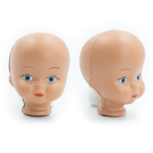 CABEÇA BONECA PLÁSTICA SAPEKA 10un